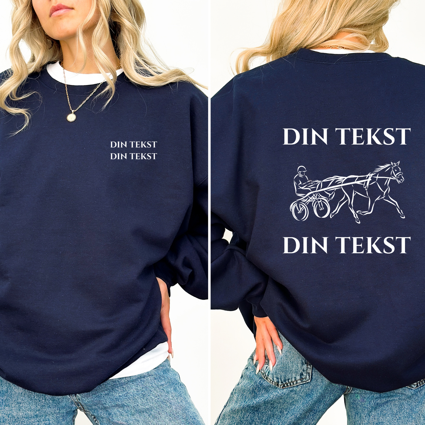 Personlig Genser | Traverhest | Unisex (2)