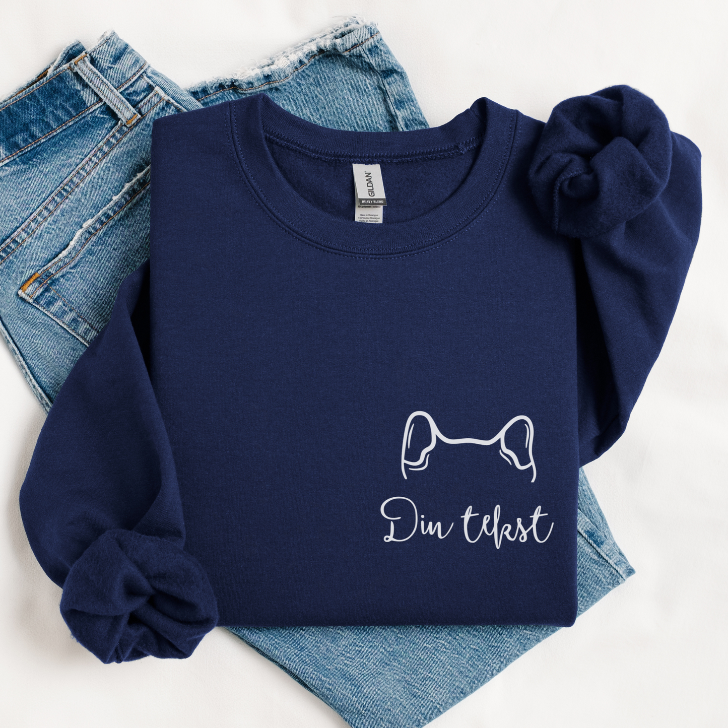 Hundeører | Personlig genser hund | Unisex
