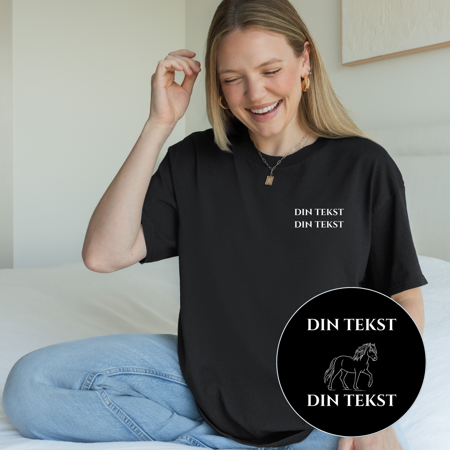 Personlig T-skjorte | Nordlandshest/Lyngshest | Unisex