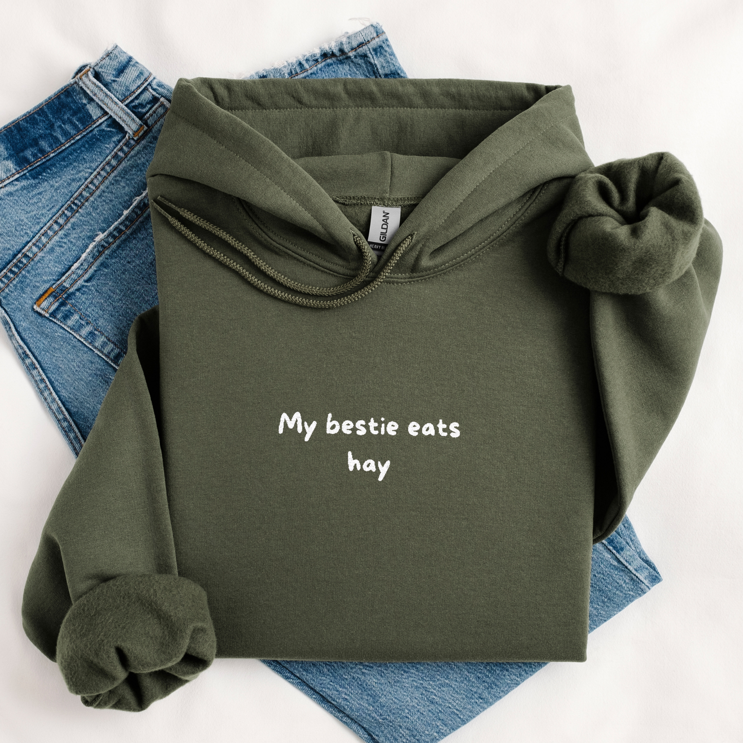 Hettegenser | Personlig brodert tekst | Unisex