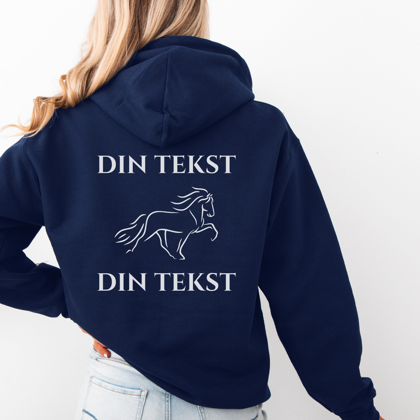 Personlig Hettegenser | Islandshest | Unisex