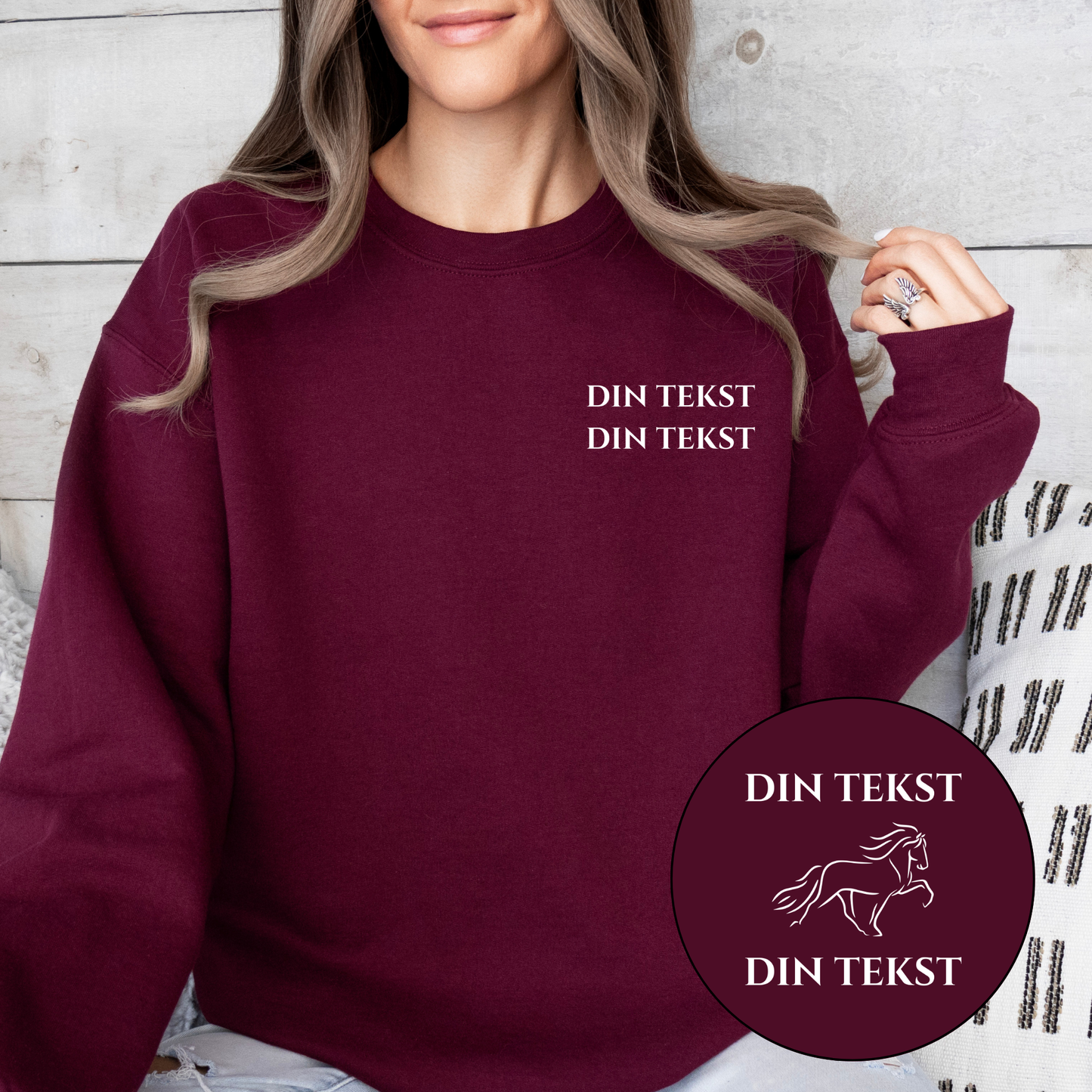 Personlig Genser | Islandshest | Unisex