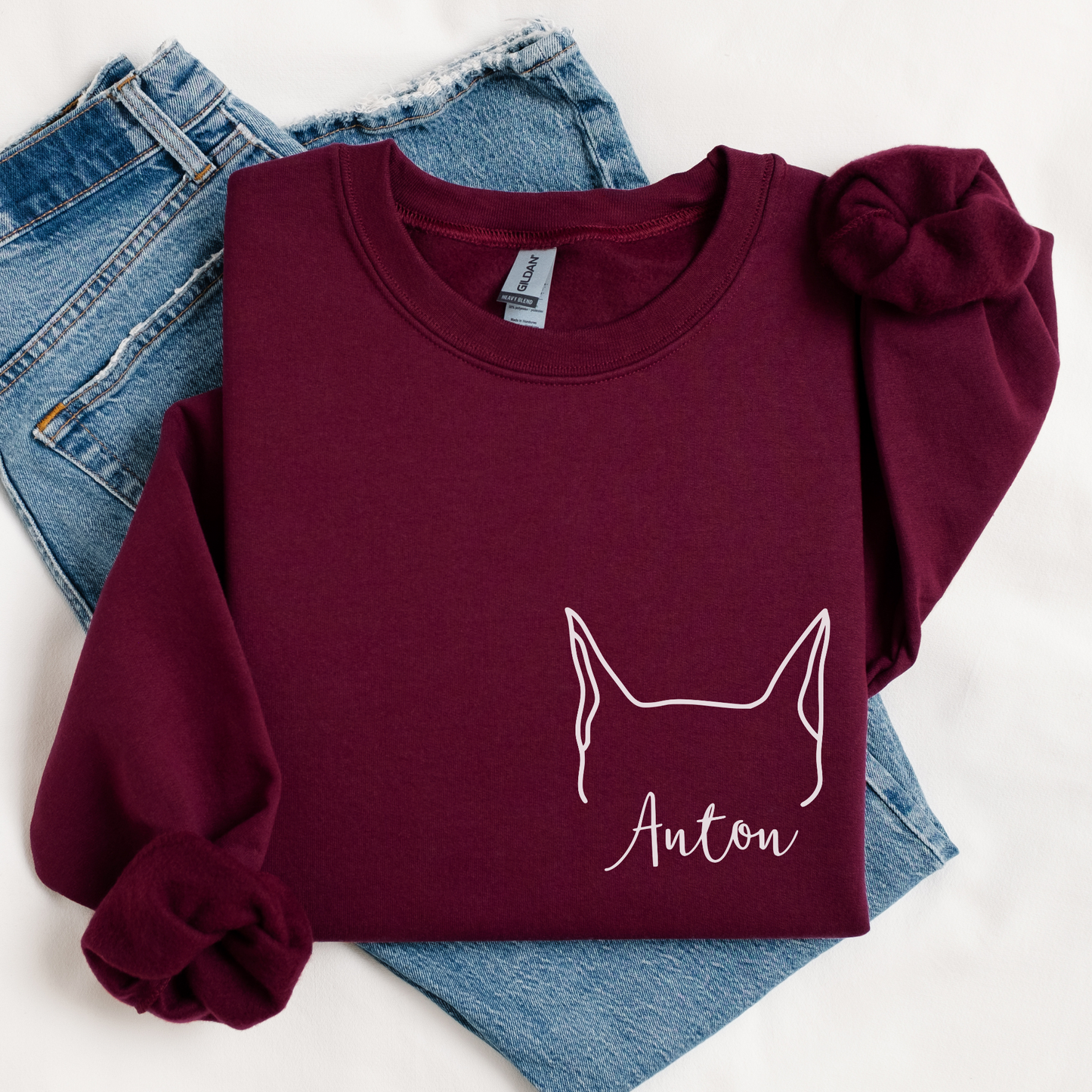 Hundeører | Personlig genser hund | Unisex
