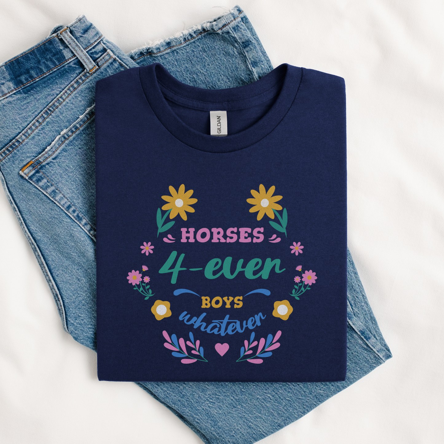 T-skjorte | Horses 4.ever, Boys Whatever