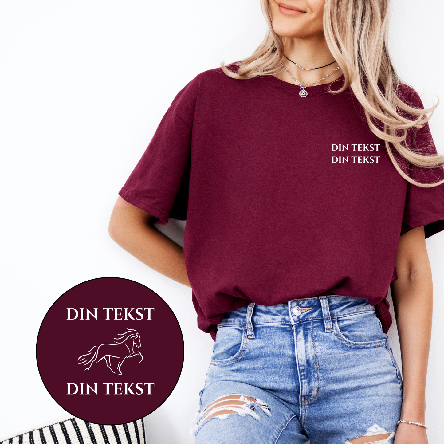 Personlig T-skjorte | Islandshest | Unisex