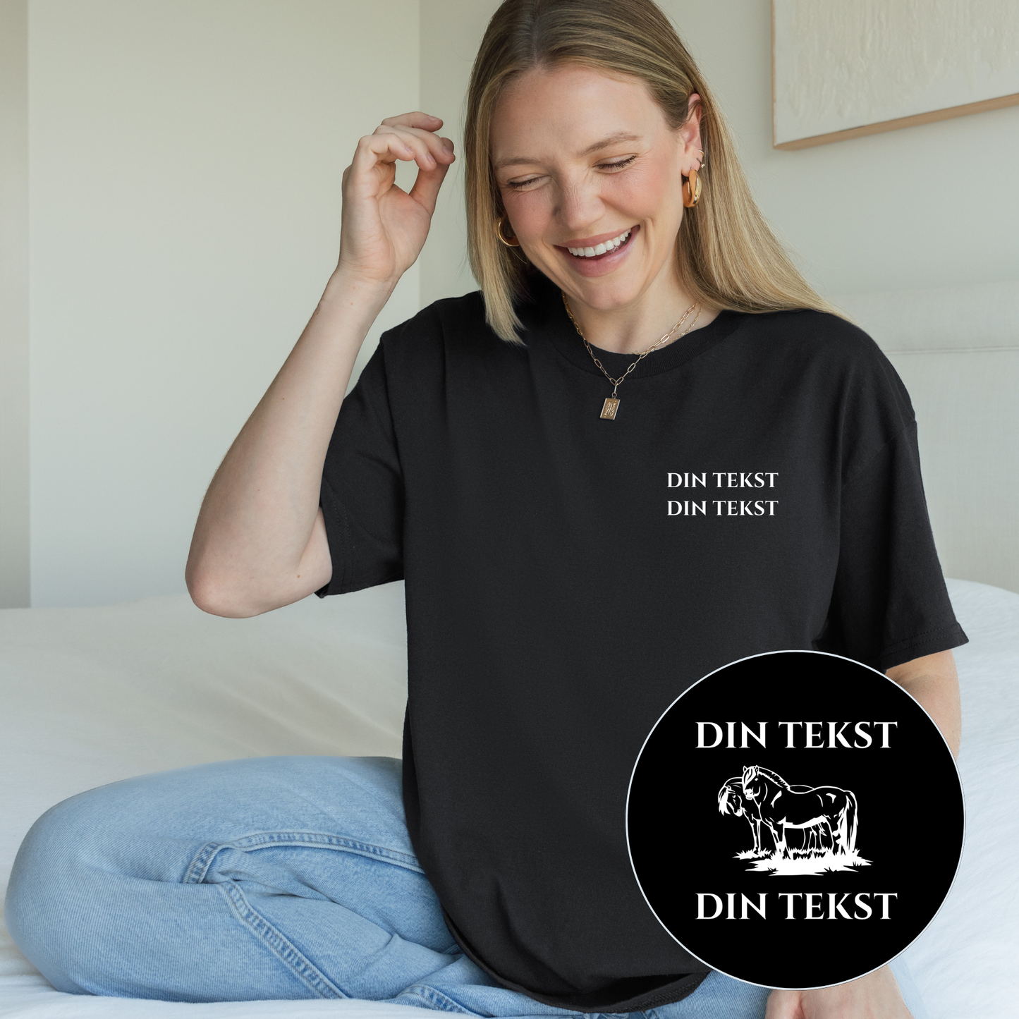 Personlig T-skjorte | Fjording | Unisex