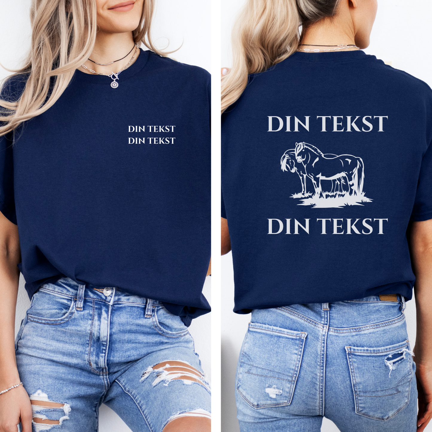 Personlig T-skjorte | Fjording | Unisex
