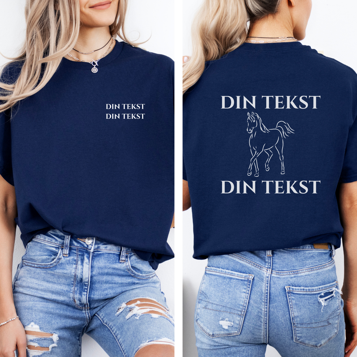 Personlig T-skjorte | Araberhest | Unisex