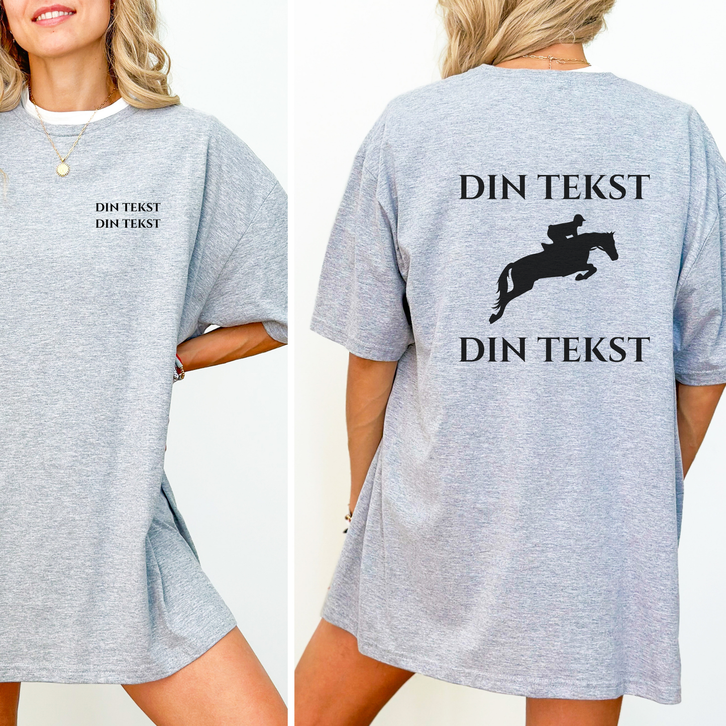 Personlig T-skjorte | Spranghest | Unisex