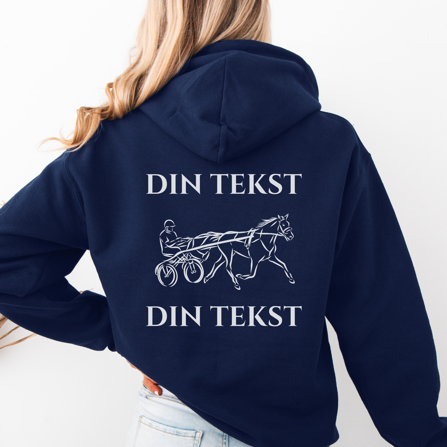 VARMBLODSTRAVER hettejakke | Personlig hettejakke hest | Unisex
