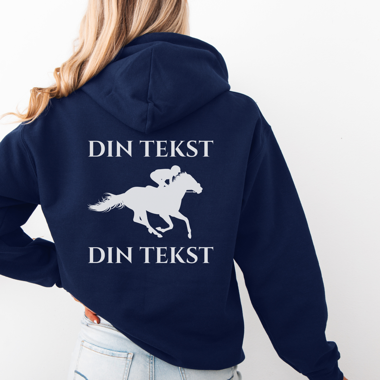 Personlig Hettegenser | Galopphest | Unisex