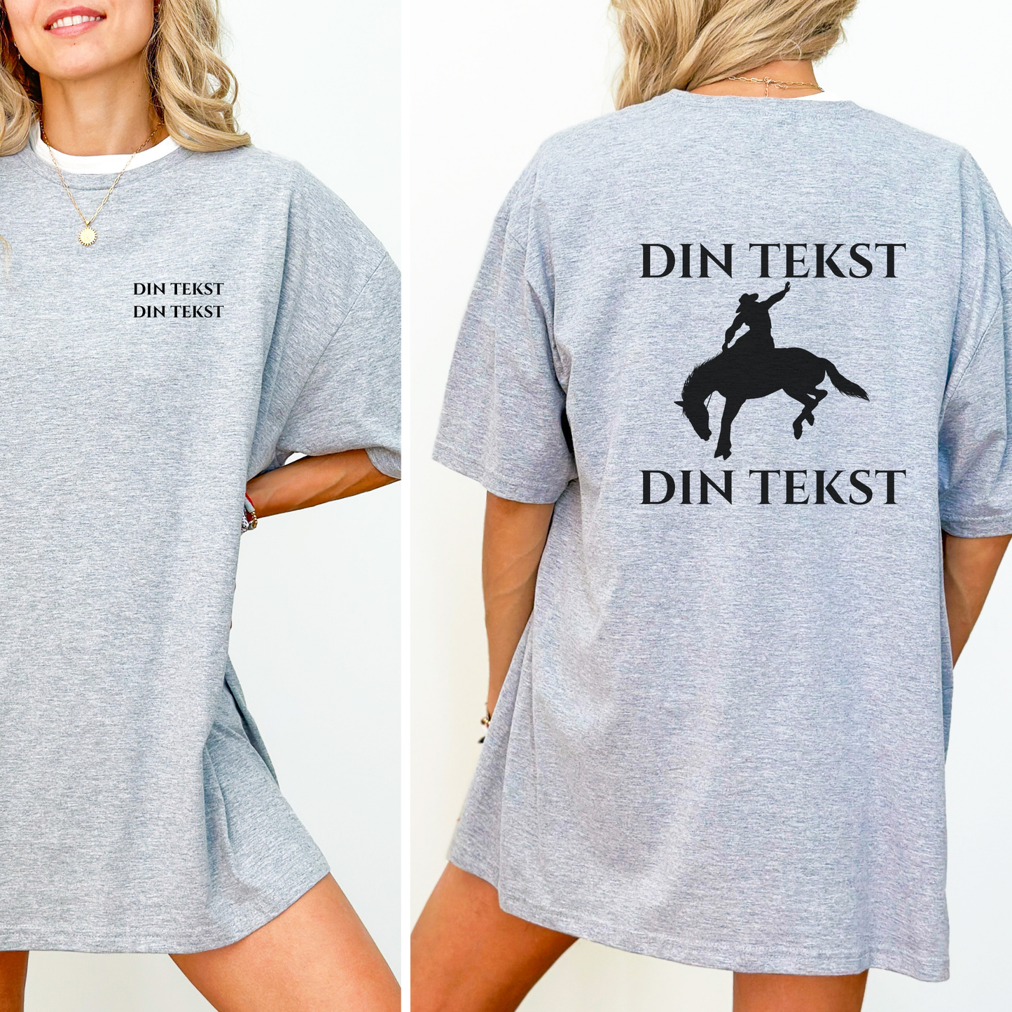 Personlig T-skjorte | Rodeohest | Unisex
