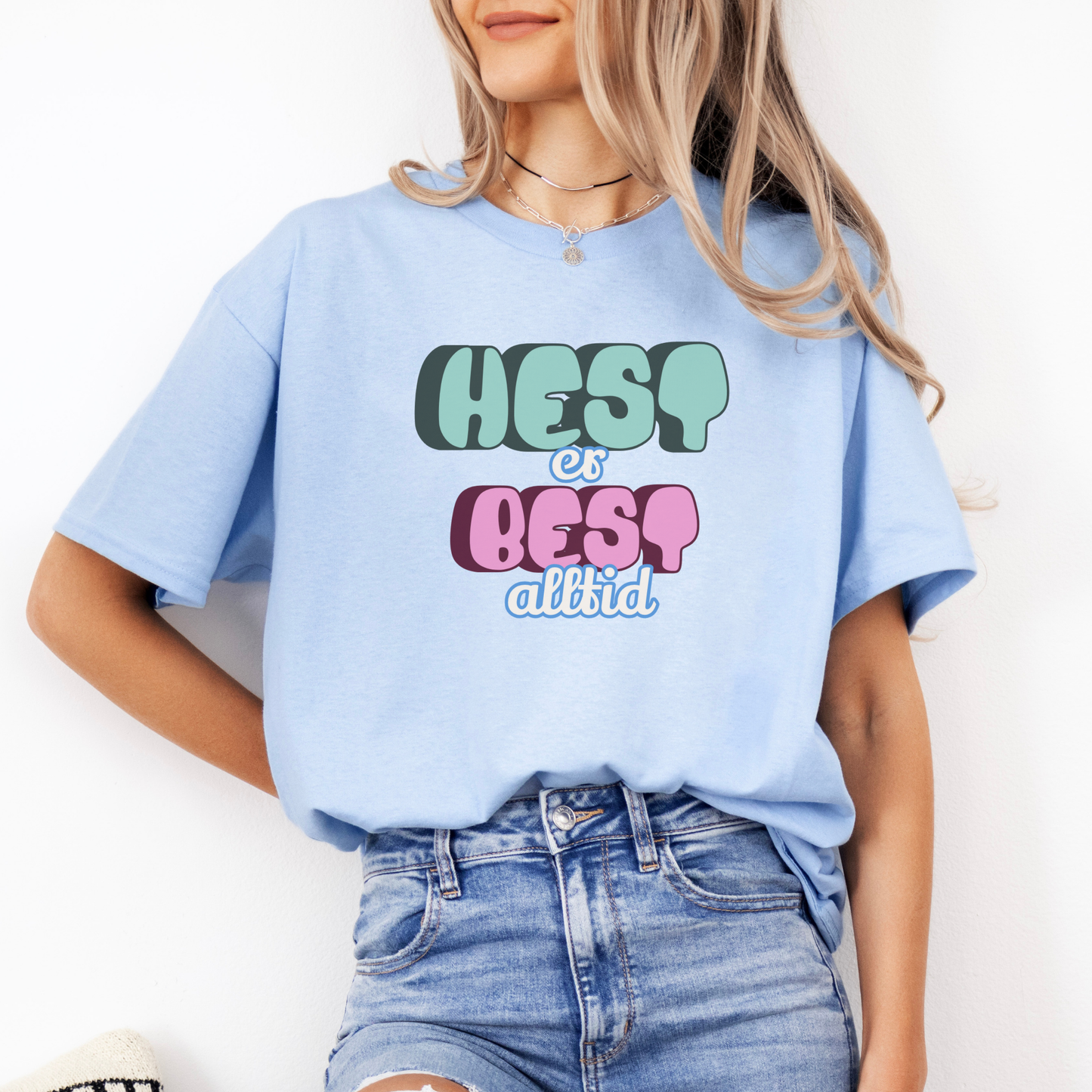 T-skjorte | Hest er best, alltid | Unisex