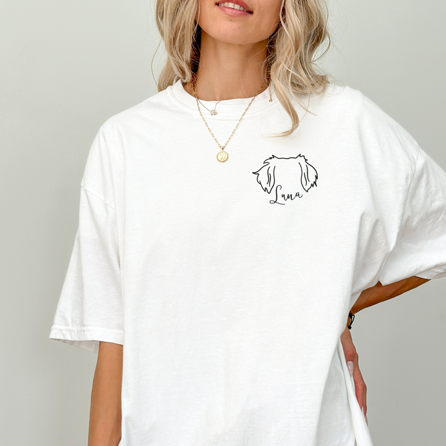 Hundeører | Personlig t-skjorte hund | Unisex