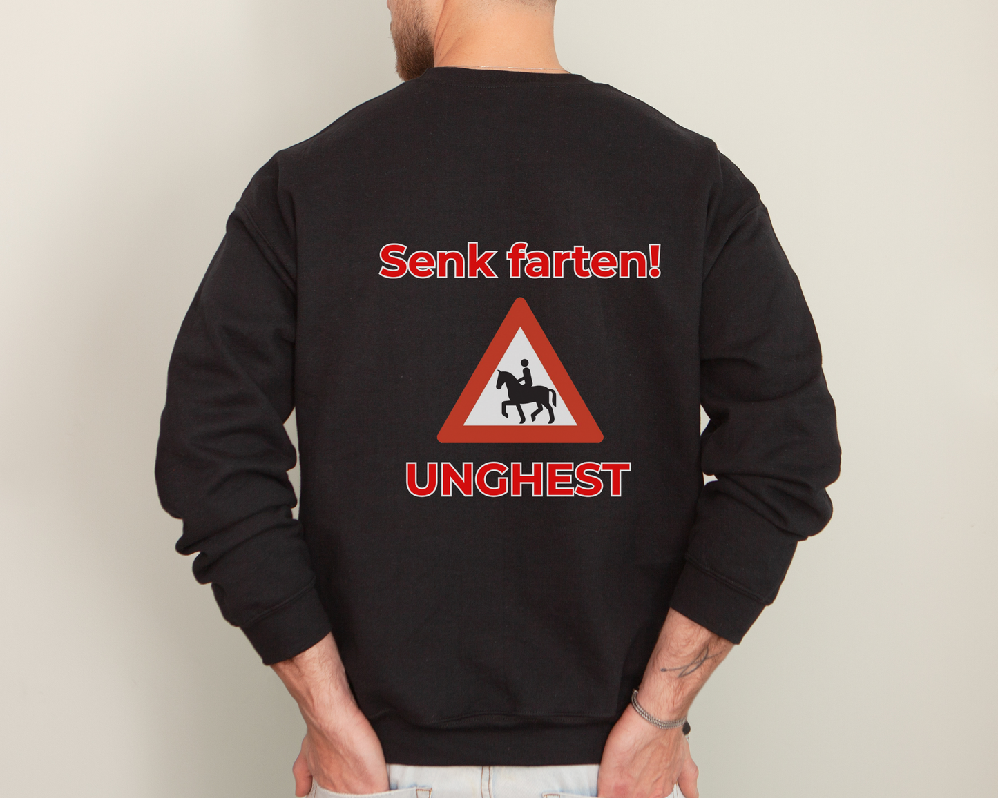Hestegenser | Senk Farten - Unghest | Unisex