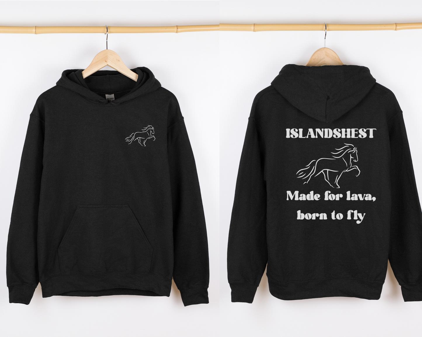 Hettegenser, Hest | Islandshest made for lava, born to fly | Unisex (2)