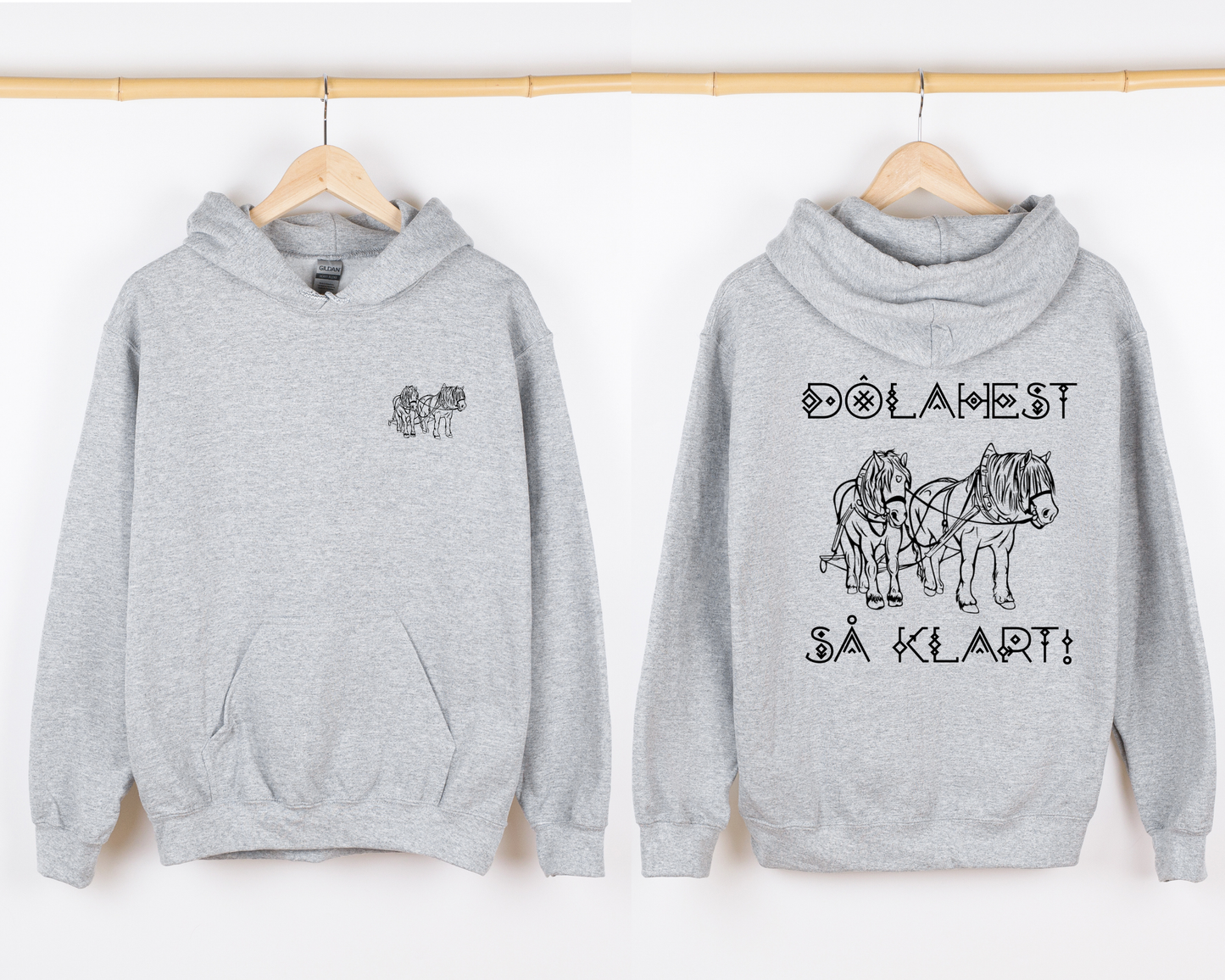 Hettegenser Dølahest | Dølahest så klart! | Unisex (3)