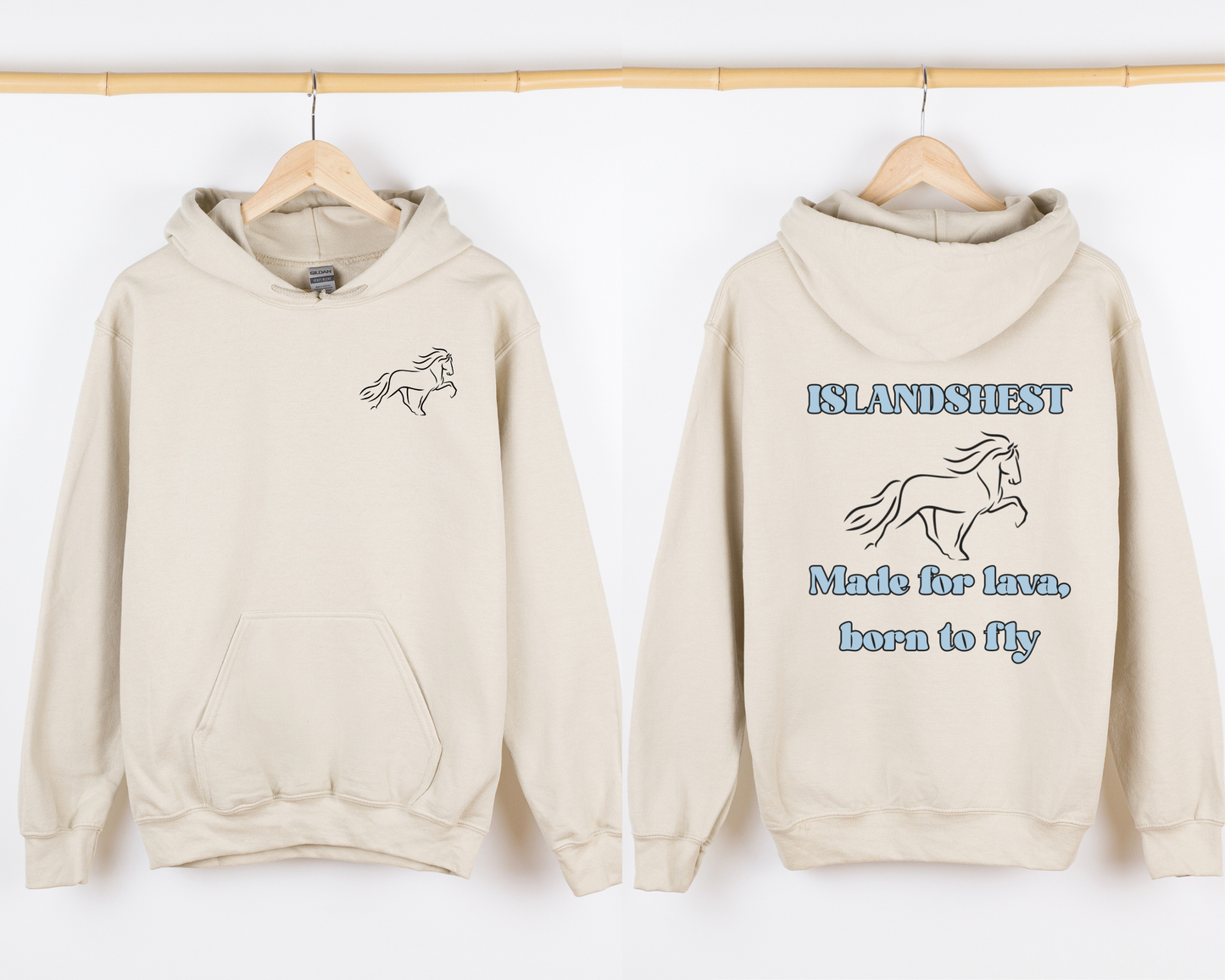 Hettegenser, Hest | Islandshest made for lava, born to fly | Unisex (2)