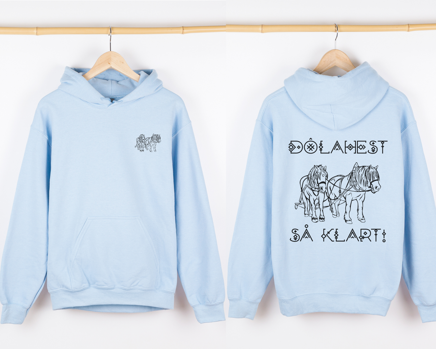 Hettegenser Dølahest | Dølahest så klart! | Unisex (3)