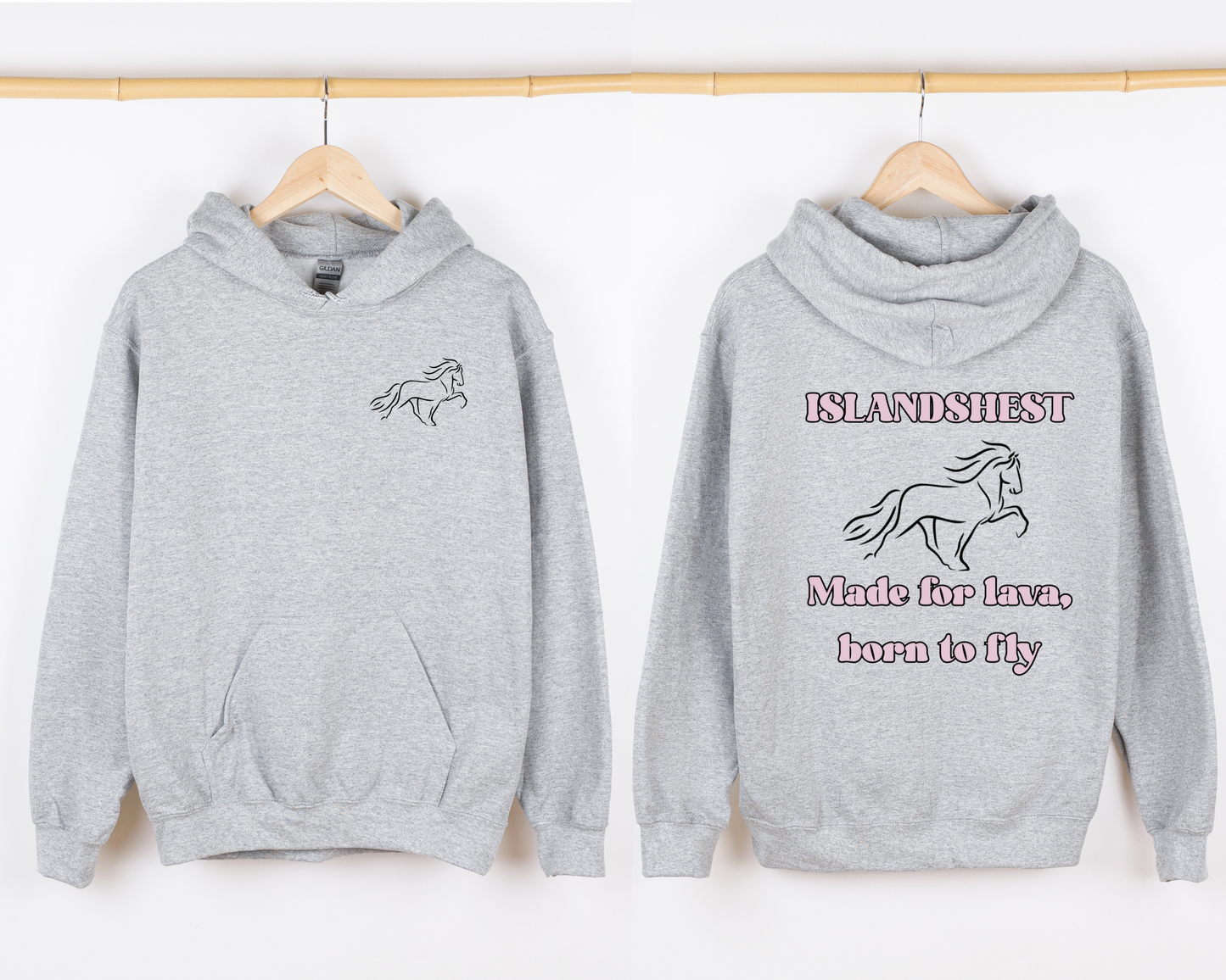 Hettegenser, Hest | Islandshest made for lava, born to fly | Unisex (2)