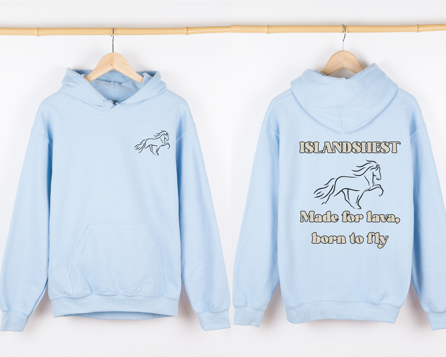 Hettegenser, Hest | Islandshest made for lava, born to fly | Unisex (2)