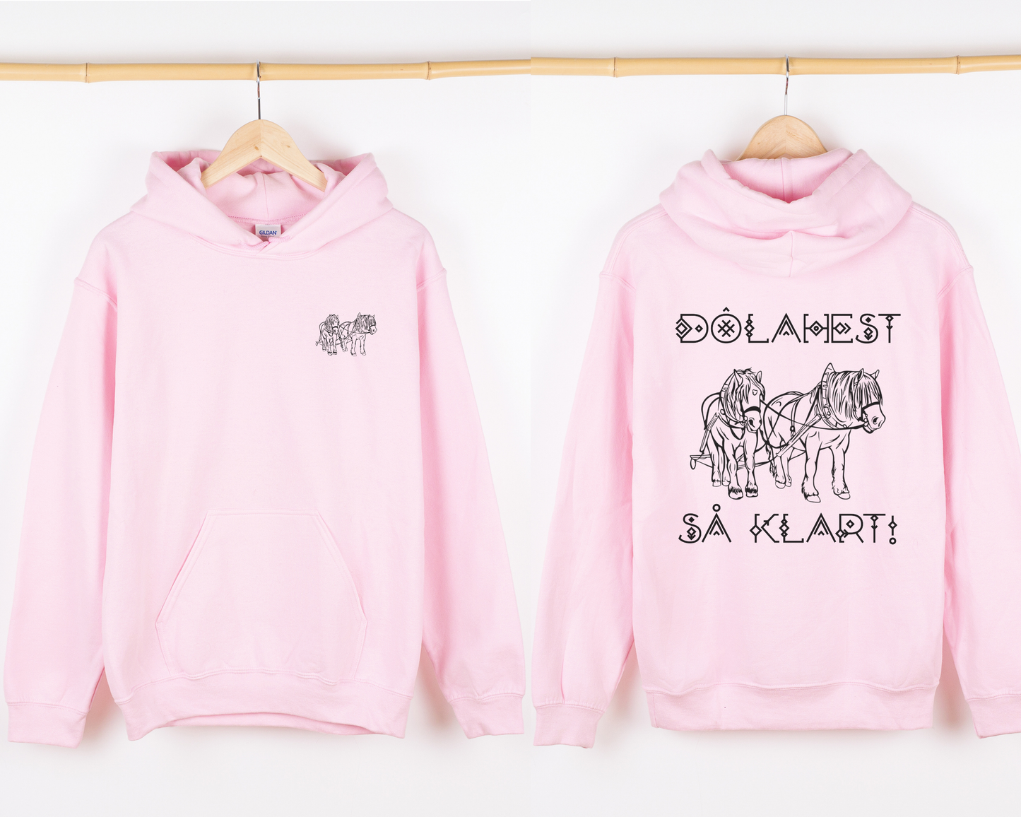 Hettegenser Dølahest | Dølahest så klart! | Unisex (3)