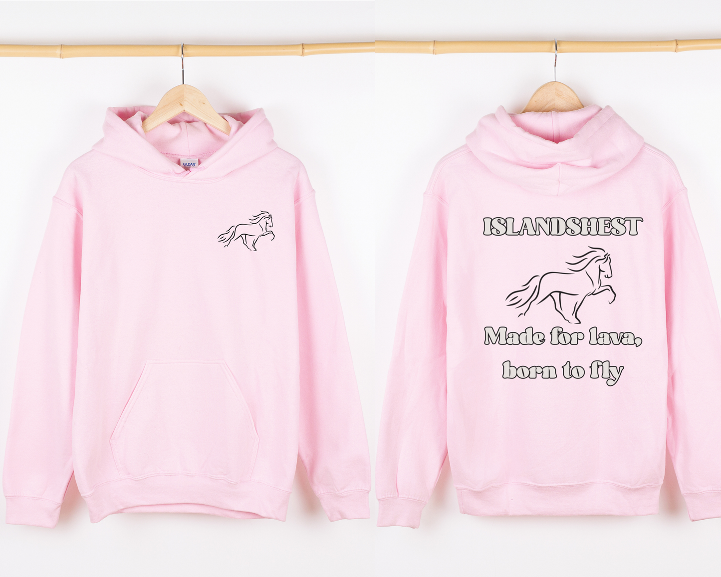 Hettegenser, Hest | Islandshest made for lava, born to fly | Unisex (2)