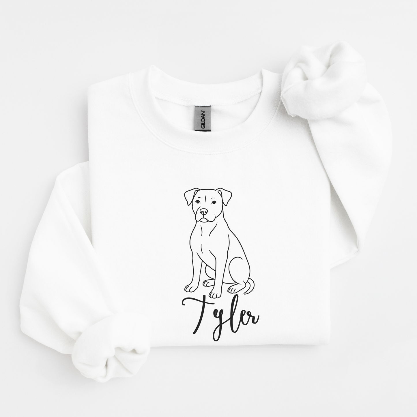 Hund med tekst | Personlig genser hund | Unisex