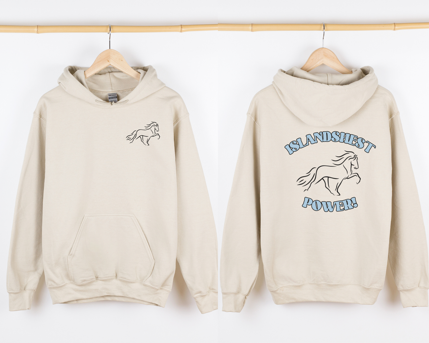 Hettegenser, Hest | Islandshest Power | Unisex (2)