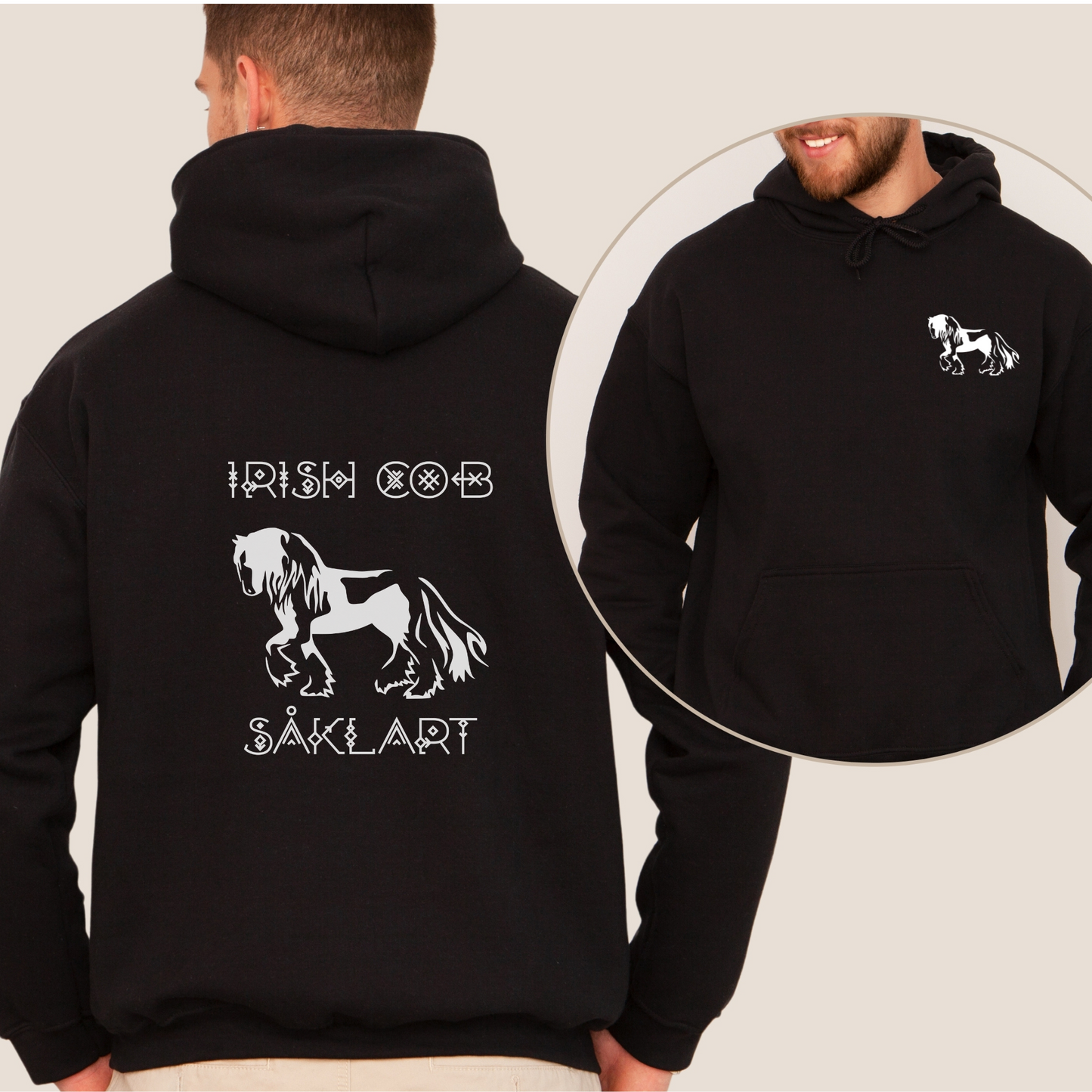 Hettegenser, Hest | Irish Cob såklart! | Unisex