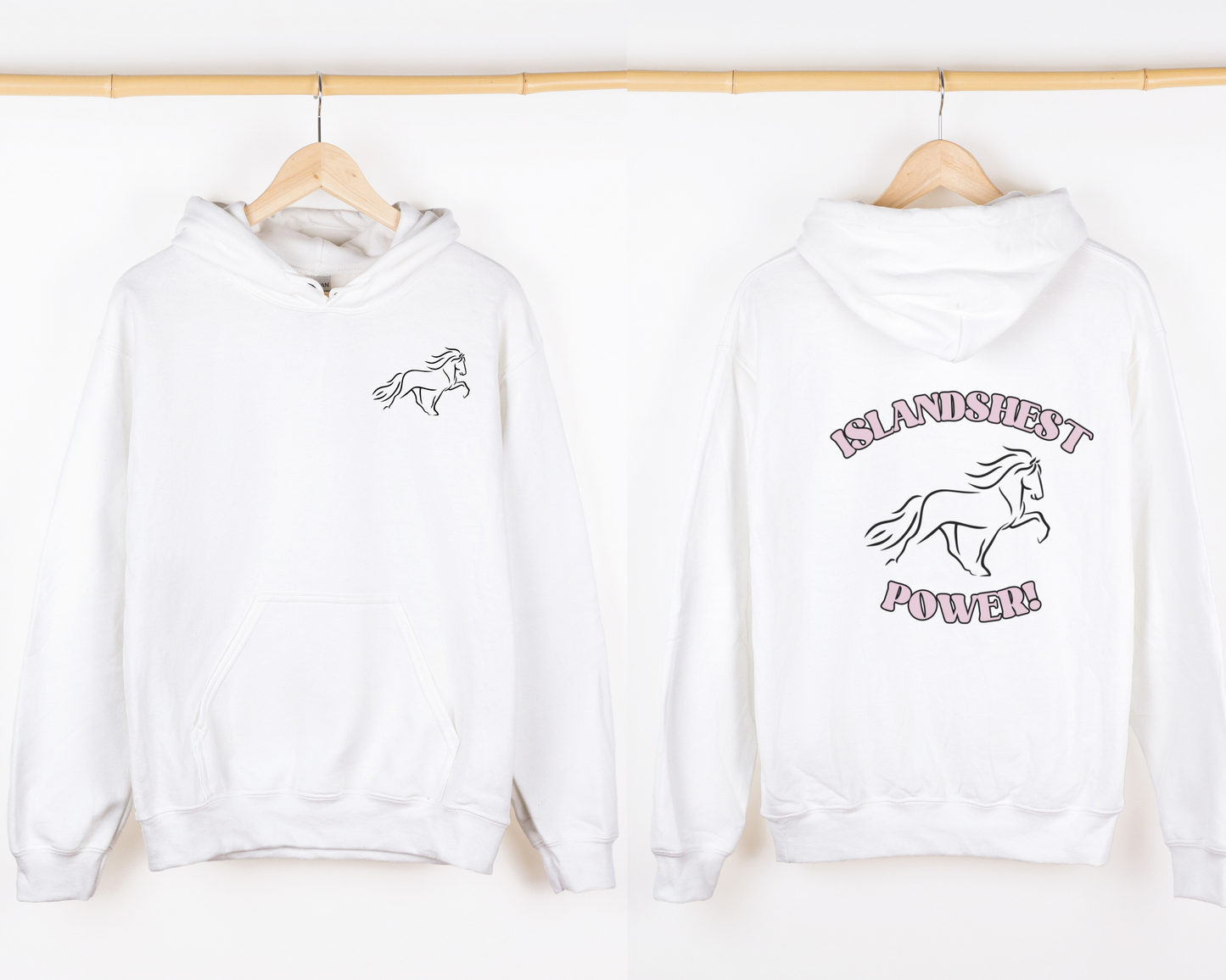 Hettegenser, Hest | Islandshest Power | Unisex (2)