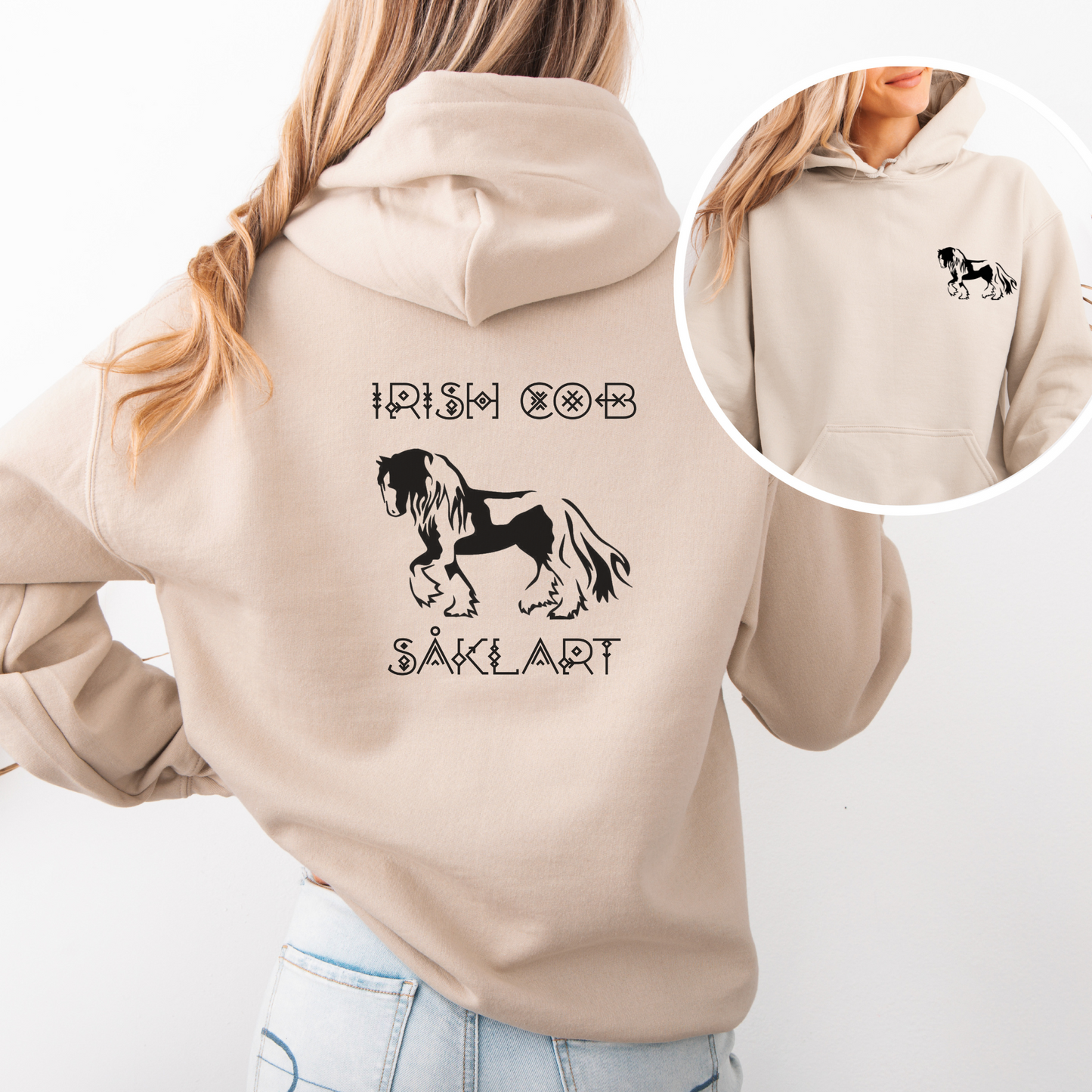 Hettegenser, Hest | Irish Cob såklart! | Unisex