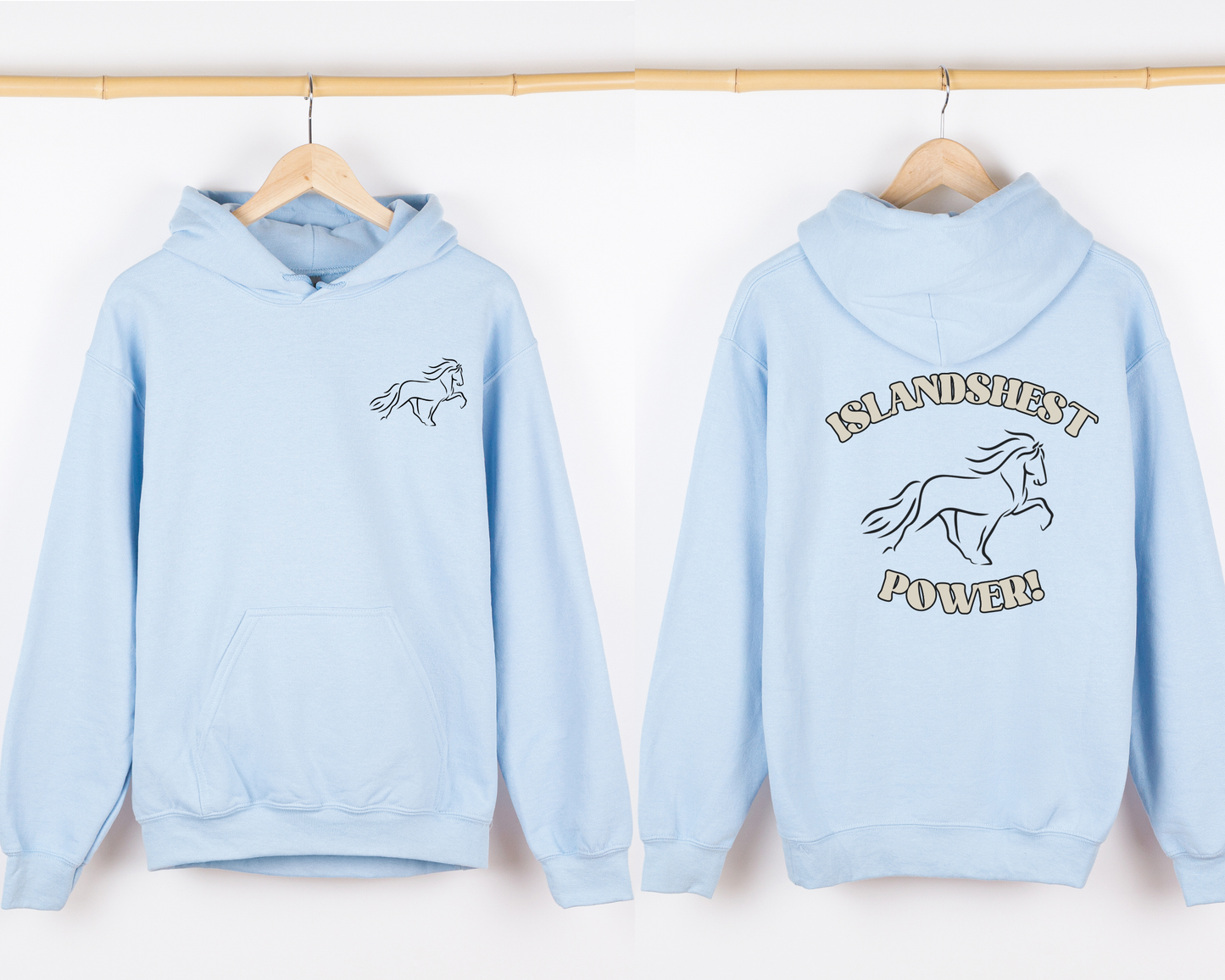 Hettegenser, Hest | Islandshest Power | Unisex (2)
