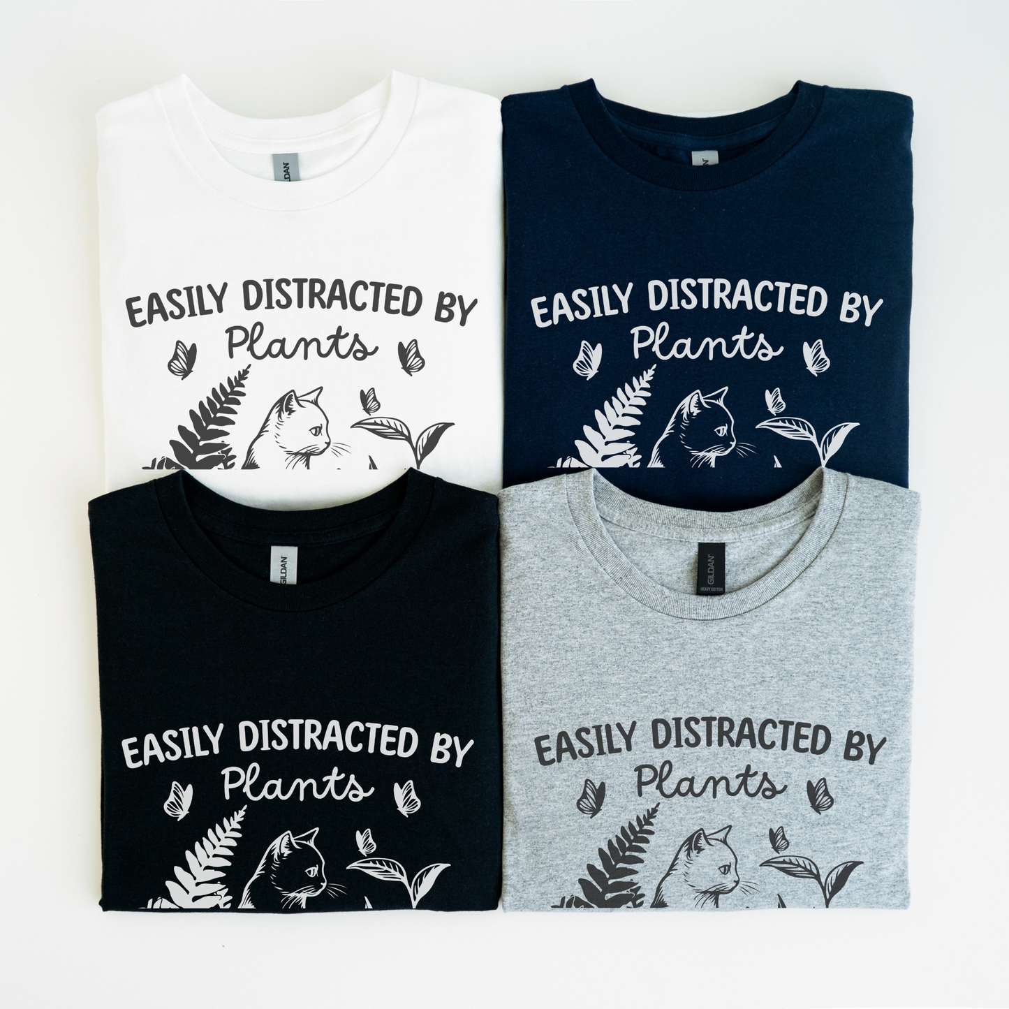 T-skjorte Hage | Easily distracted by plants | Unisex