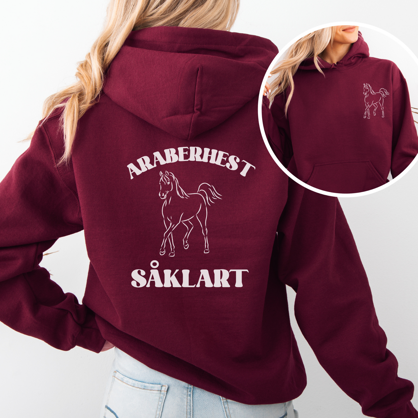 Hettegenser, Hest | Araberhest såklart (2.0)! | Unisex