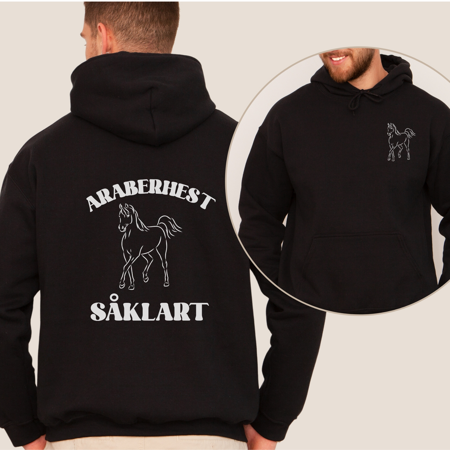 Hettegenser, Hest | Araberhest såklart (2.0)! | Unisex