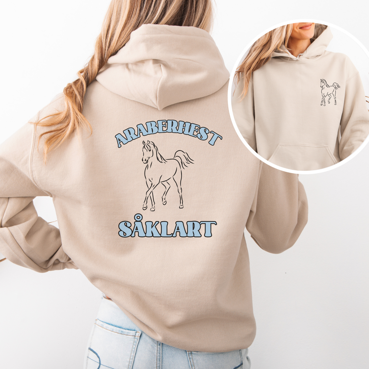 Hettegenser, Hest | Araberhest såklart (2.0)! | Unisex