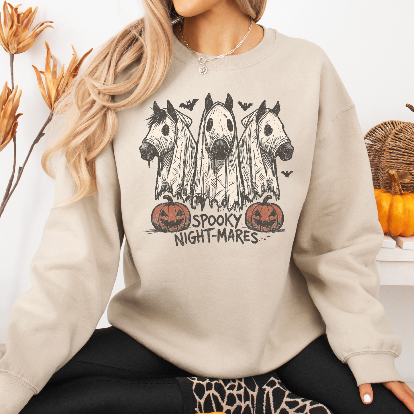 Spooky Night-Mares | Genser hest | Unisex