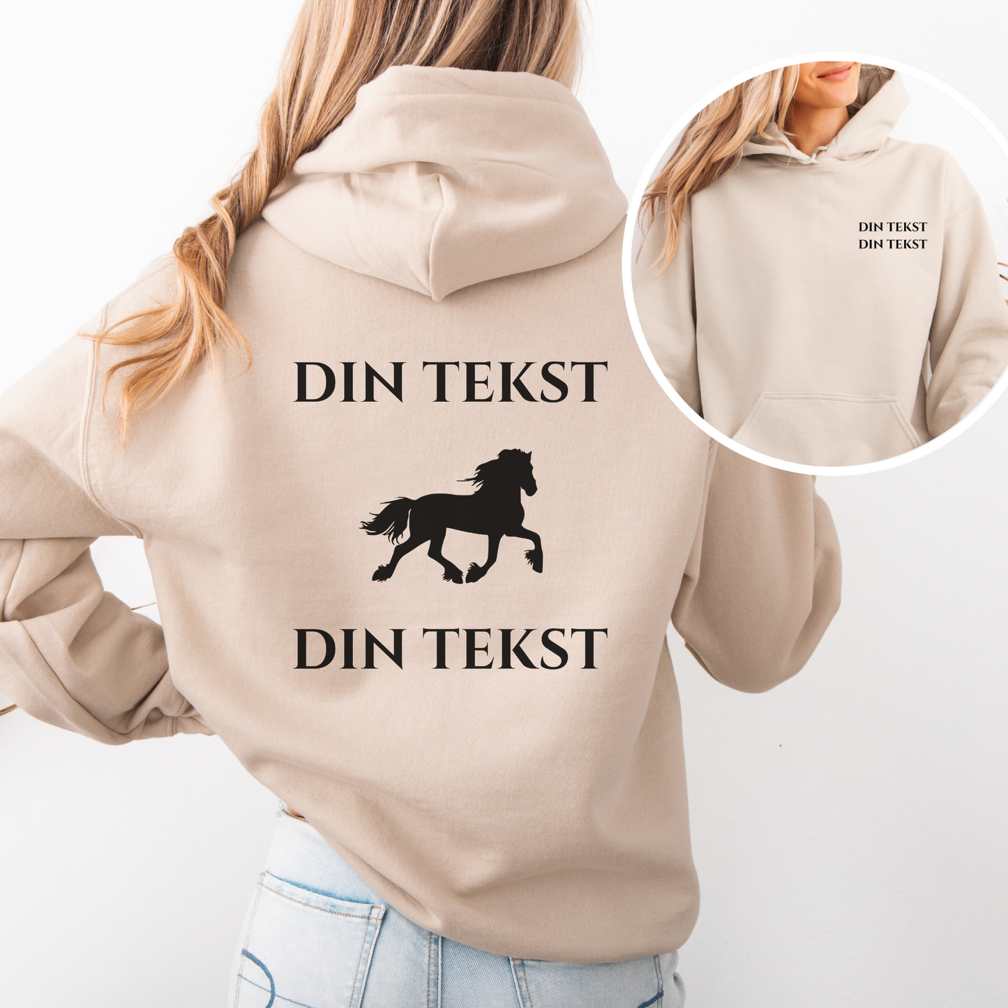 Personlig Hettegenser | Kaldblodstraver | Unisex (1)