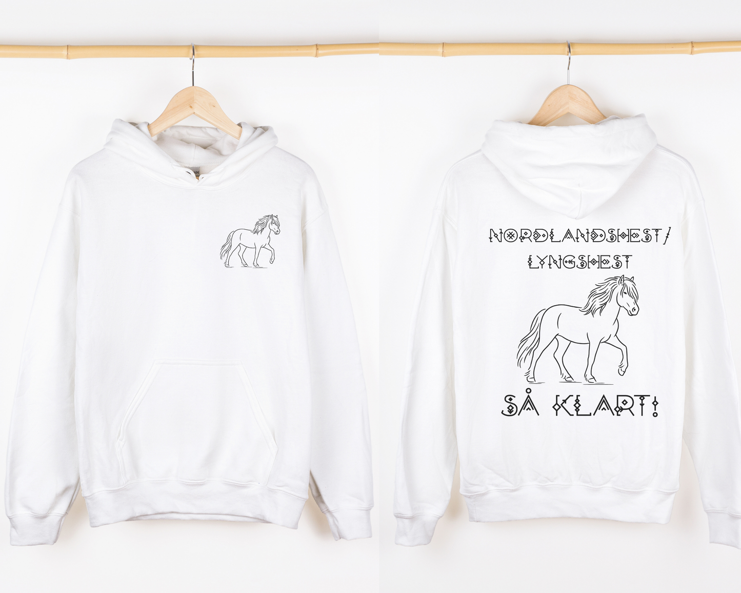 Hettegenser Nordlandshest/Lyngshest | Nordlandshest/Lyngshest så klart! | Unisex