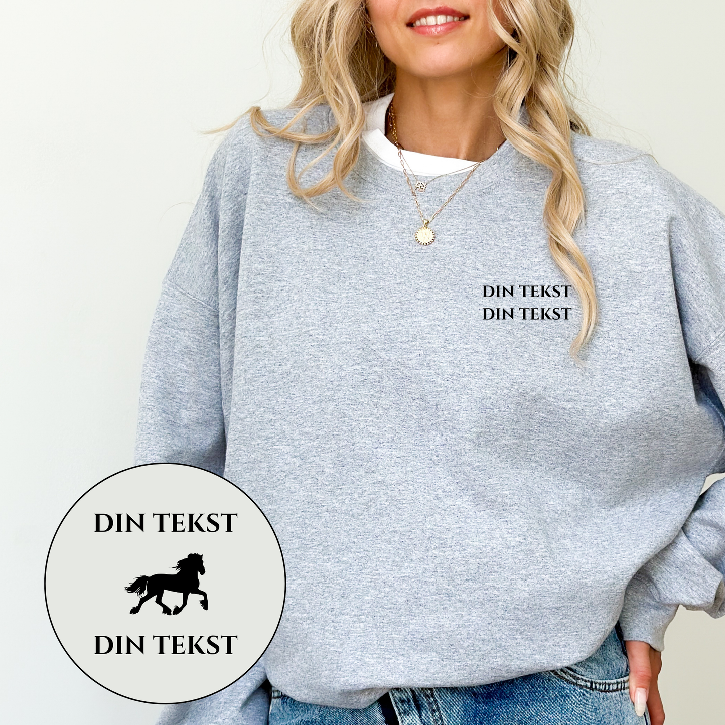 Personlig Genser | Traverhest | Unisex (1)