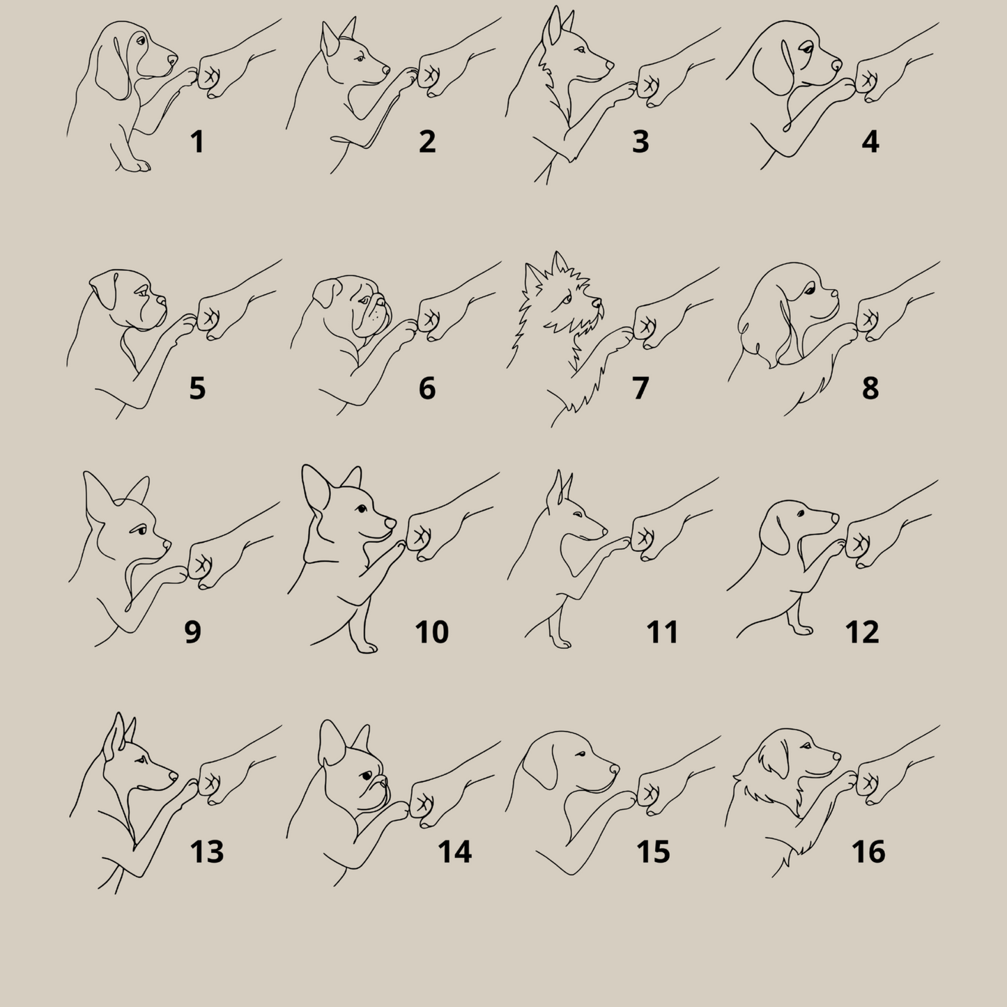 Hund fist bump | Personlig genser hund | Unisex