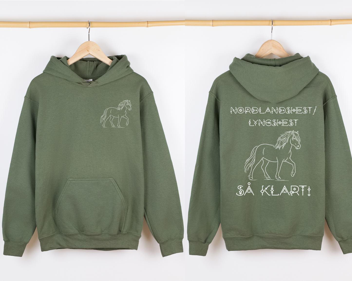 Hettegenser Nordlandshest/Lyngshest | Nordlandshest/Lyngshest så klart! | Unisex