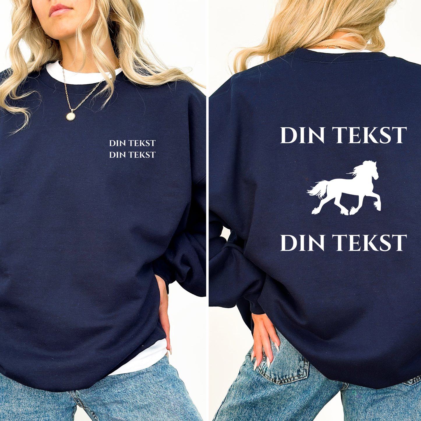 Personlig Genser | Traverhest | Unisex (1)