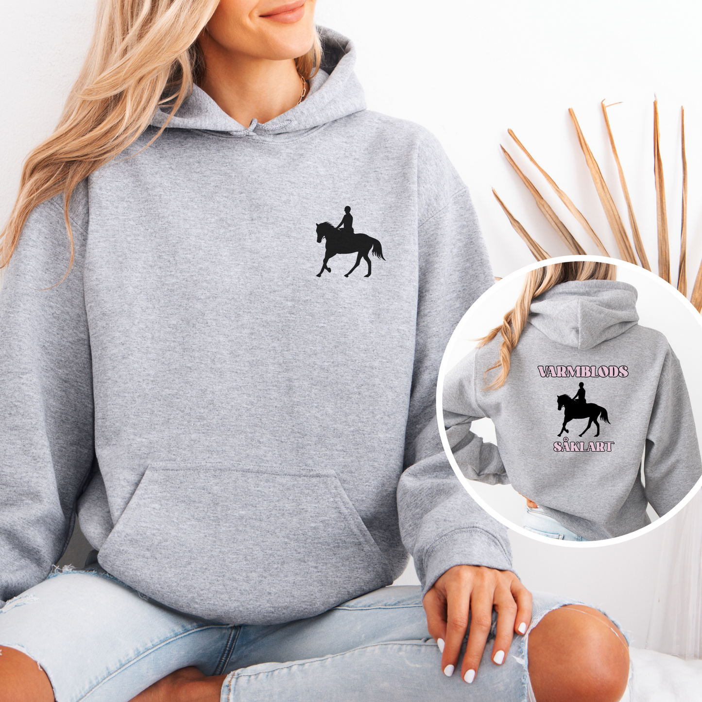 Hettegenser, Hest | Varmblods såklart! | Unisex (2)