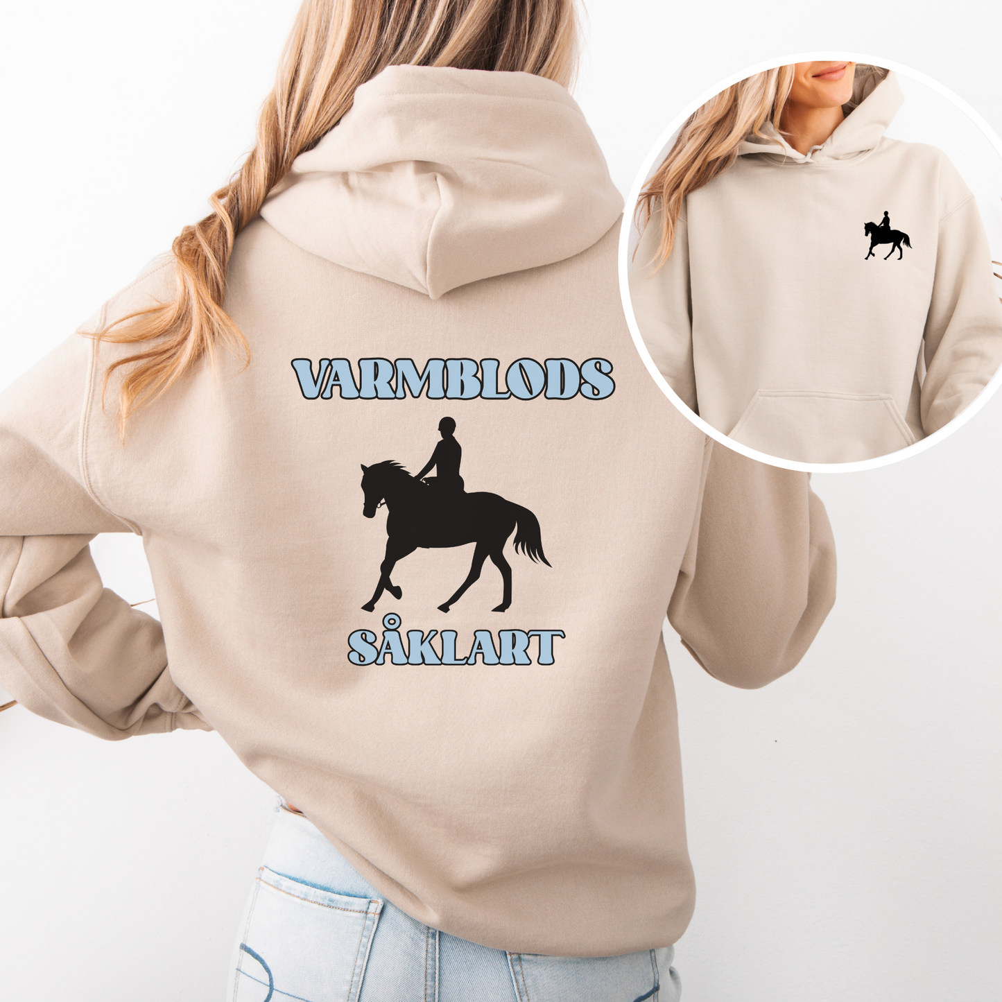 Hettegenser, Hest | Varmblods såklart! | Unisex (2)