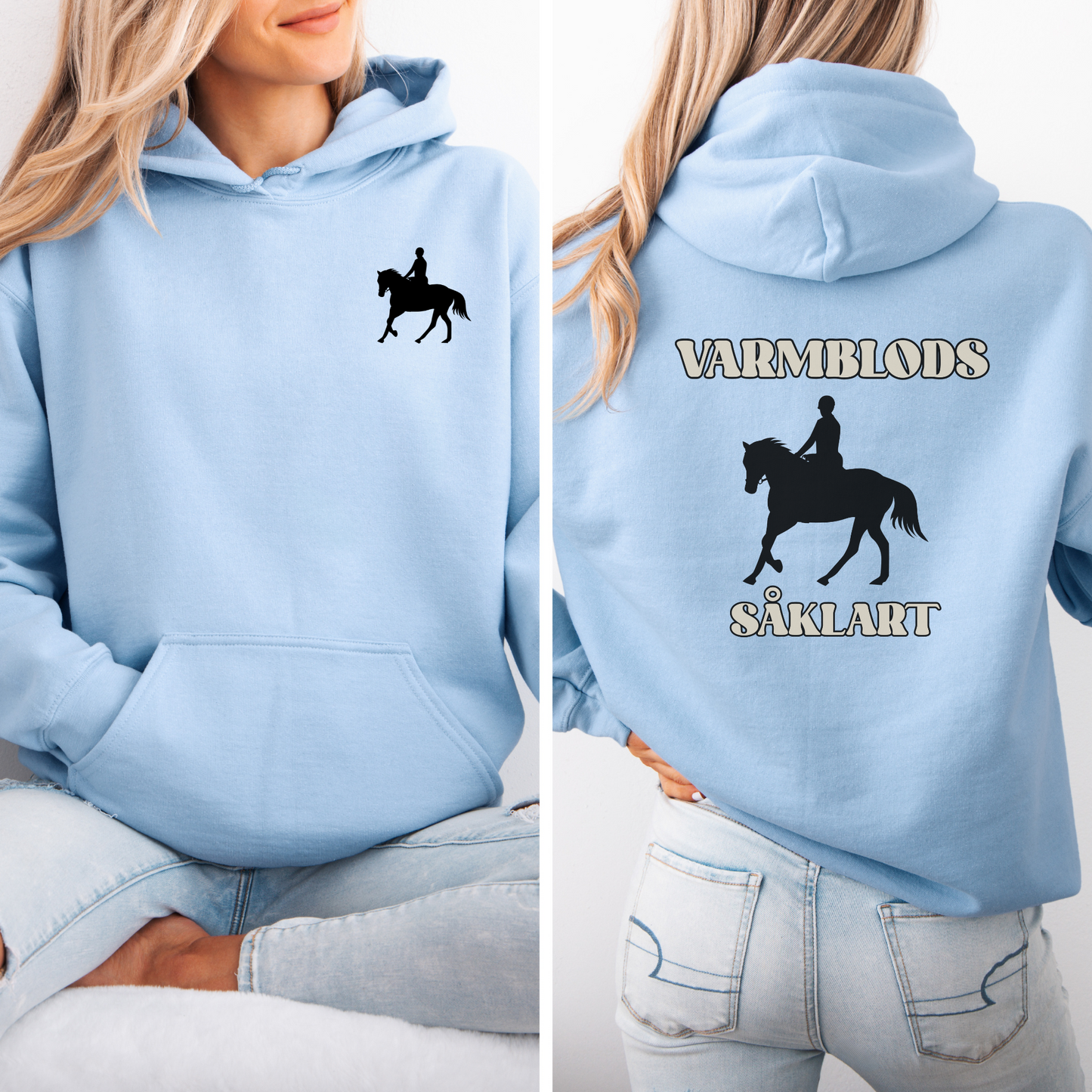 Hettegenser, Hest | Varmblods såklart! | Unisex (2)