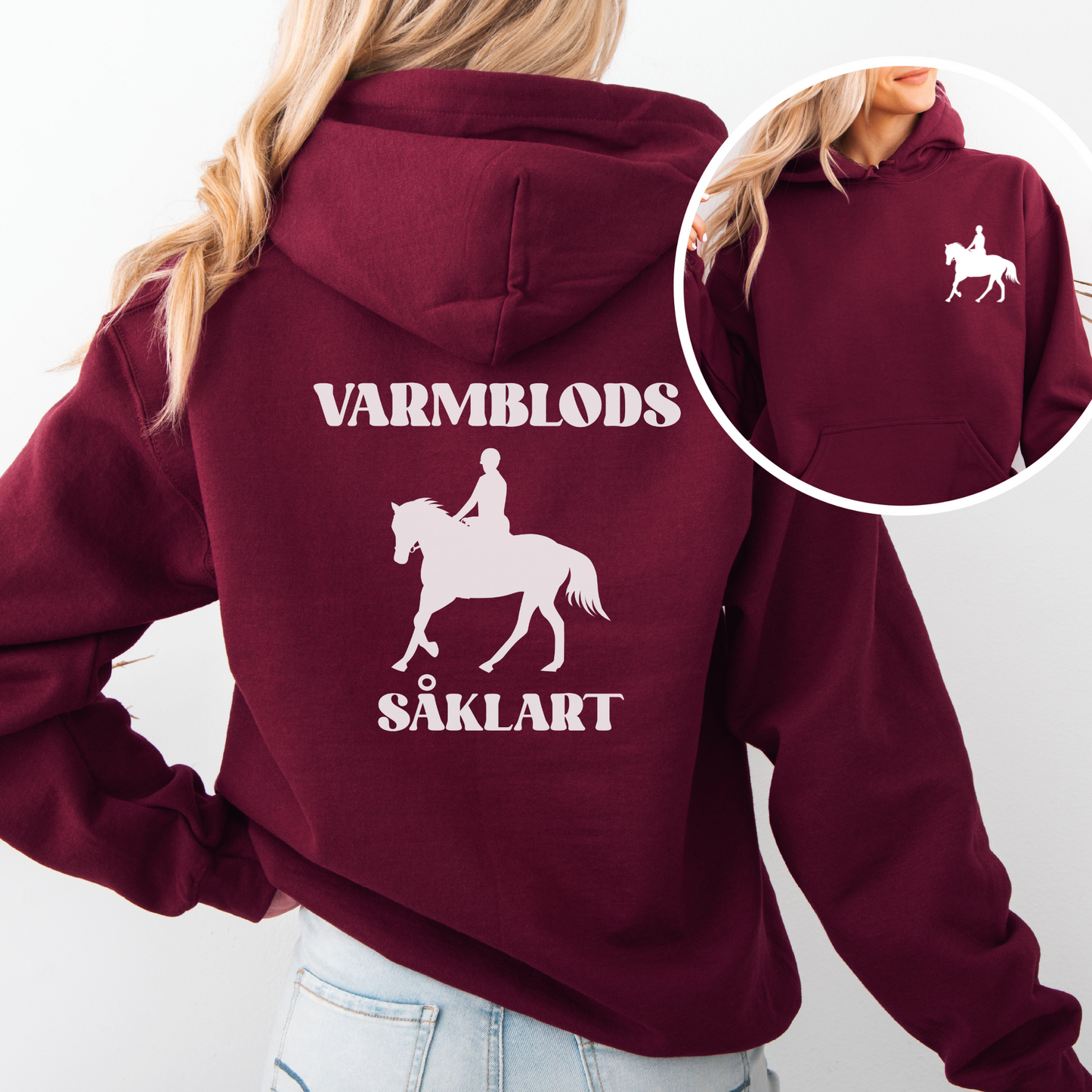 Hettegenser, Hest | Varmblods såklart! | Unisex (2)