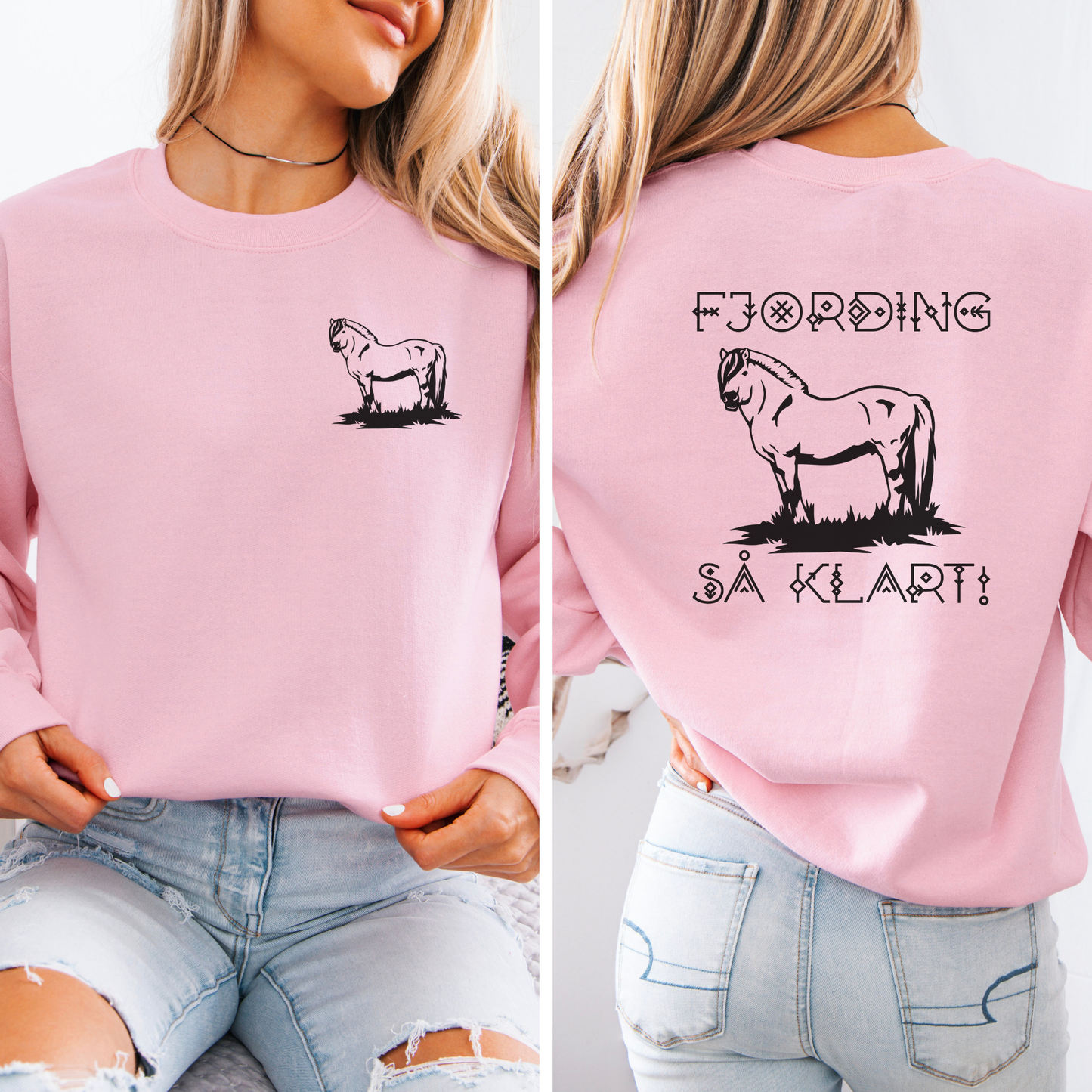 Fjording så klart | Genser hest | Unisex