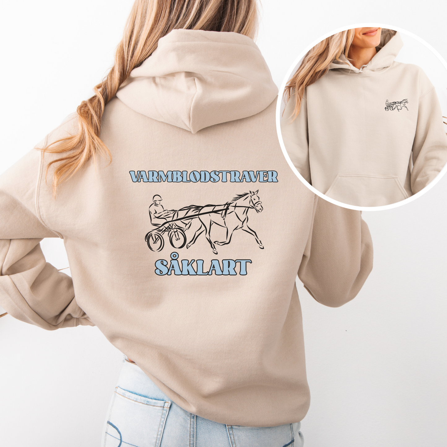 Hettegenser, Hest | Varmblodstraver såklart! | Unisex (2)